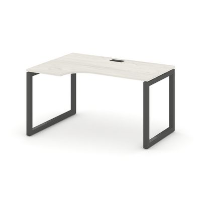 Style Project SN-5O.SPA-021L (Дуб наварра/Антрацит металл) Стол рабочий эргономичный