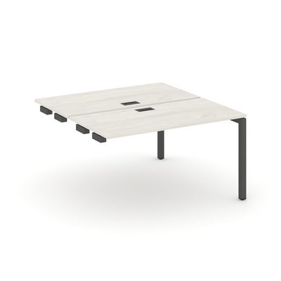 Style Project SN-5P.DPRS-023 (Дуб наварра/Антрацит металл) Стол приставка к опорным элементам