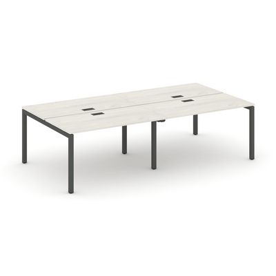 Style Project SN-5P.DRS-043 (Дуб наварра/Антрацит металл) Рабочая станция двухсторонняя