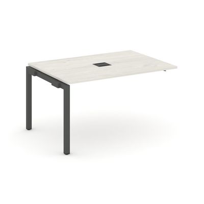 Style Project SN-5P.NSPRG-001 (Дуб наварра/Антрацит металл) Проходной наборный элемент переговорного стола