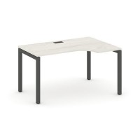 Style Project SN-5P.SPA-001R (Дуб наварра/Антрацит металл) Стол рабочий эргономичный