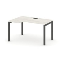 Style Project SN-5P.SPA-021L (Дуб наварра/Антрацит металл) Стол рабочий эргономичный