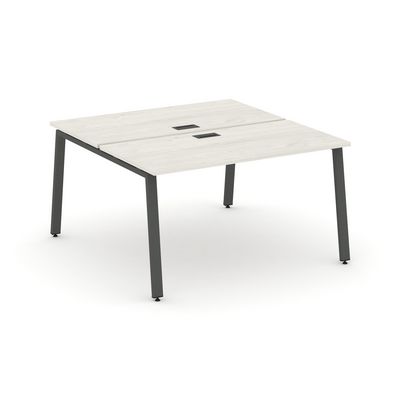 Style Project SN-6A.DRS-003 (Дуб наварра/Антрацит металл) Рабочая станция двухсторонняя