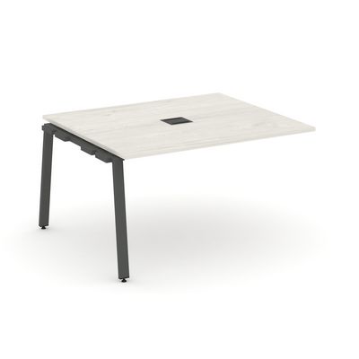 Style Project SN-6A.NSPRG-033 (Дуб наварра/Антрацит металл) Проходной наборный элемент переговорного стола