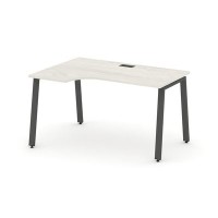 Style Project SN-6A.SPA-001L (Дуб наварра/Антрацит металл) Стол рабочий эргономичный