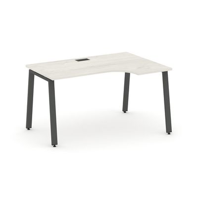 Style Project SN-6A.SPA-012R (Дуб наварра/Антрацит металл) Стол рабочий эргономичный