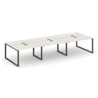 Style Project SN-6O.DRS-071 (Дуб наварра/Антрацит металл) Рабочая станция двухсторонняя