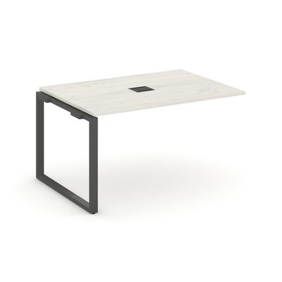 Style Project SN-6O.NSPRG-001 (Дуб наварра/Антрацит металл) Проходной наборный элемент переговорного стола