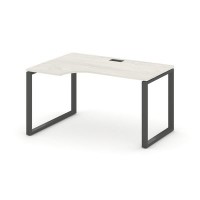 Style Project SN-6O.SPA-002L (Дуб наварра/Антрацит металл) Стол рабочий эргономичный