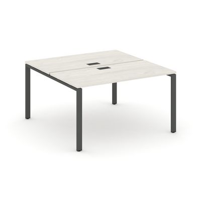 Style Project SN-6P.DRS-021 (Дуб наварра/Антрацит металл) Рабочая станция двухсторонняя