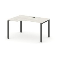 Style Project SN-6P.SPA-022L (Дуб наварра/Антрацит металл) Стол рабочий эргономичный