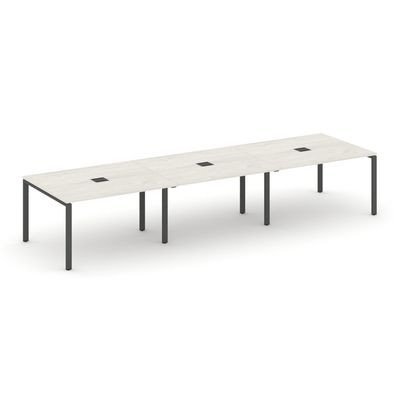 Style Project SN-6P.SPRG-053 (Дуб наварра/Антрацит металл) Стол переговорный