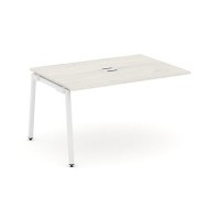 Style Project SN-4A.NSPRG-002 (Дуб наварра/Белый металл) Проходной наборный элемент переговорного стола