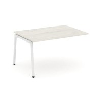 Style Project SN-4A.NSPRG-003.3 (Дуб наварра/Белый металл) Проходной наборный элемент переговорного стола