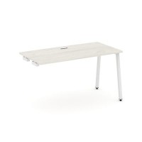 Style Project SN-4A.OPRS-011 (Дуб наварра/Белый металл) Стол приставка к опорным элементам