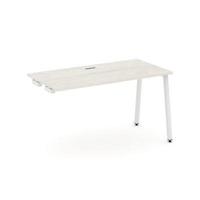 Style Project SN-4A.OPRS-014 (Дуб наварра/Белый металл) Стол приставка к опорным элементам
