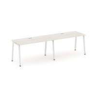 Style Project SN-4A.ORS-001 (Дуб наварра/Белый металл) Рабочая станция односторонняя