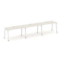 Style Project SN-4A.ORS-042 (Дуб наварра/Белый металл) Рабочая станция односторонняя