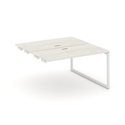 Style Project SN-4O.DPRS-021 (Дуб наварра/Белый металл) Стол приставка к опорным элементам