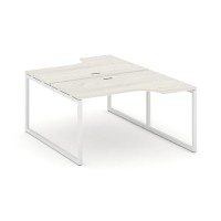 Style Project SN-4O.DRPA-002 (Дуб наварра/Белый металл) Рабочая станция эргономичная