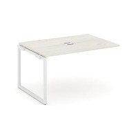 Style Project SN-4O.NSPRG-004 (Дуб наварра/Белый металл) Проходной наборный элемент переговорного стола