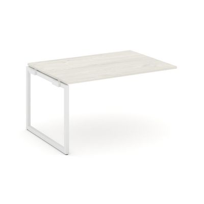 Style Project SN-4O.NSPRG-004.3 (Дуб наварра/Белый металл) Проходной наборный элемент переговорного стола