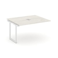 Style Project SN-4O.NSPRG-034 (Дуб наварра/Белый металл) Проходной наборный элемент переговорного стола