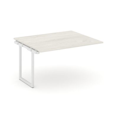 Style Project SN-4O.NSPRG-034.3 (Дуб наварра/Белый металл) Проходной наборный элемент переговорного стола