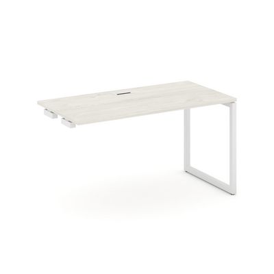 Style Project SN-4O.OPRS-013 (Дуб наварра/Белый металл) Стол приставка к опорным элементам