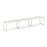 Style Project SN-4O.ORS-041 (Дуб наварра/Белый металл) Рабочая станция односторонняя