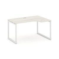 Style Project SN-4O.SPA-001R (Дуб наварра/Белый металл) Стол рабочий эргономичный