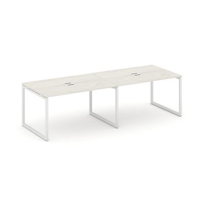Style Project SN-4O.SPRG-011 (Дуб наварра/Белый металл) Стол переговорный
