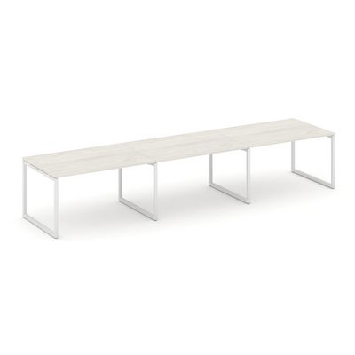Style Project SN-4O.SPRG-021.3 (Дуб наварра/Белый металл) Стол переговорный