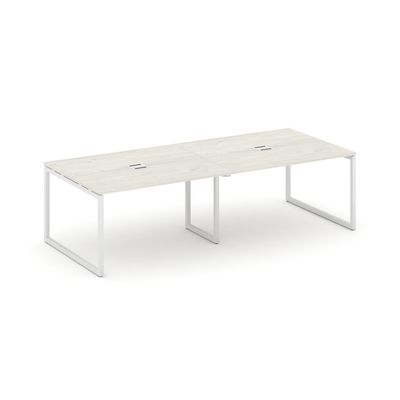 Style Project SN-4O.SPRG-044 (Дуб наварра/Белый металл) Стол переговорный