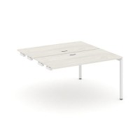 Style Project SN-4P.DPRS-022 (Дуб наварра/Белый металл) Стол приставка к опорным элементам