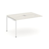 Style Project SN-4P.NSPRG-001 (Дуб наварра/Белый металл) Проходной наборный элемент переговорного стола