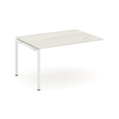 Style Project SN-4P.NSPRG-002.3 (Дуб наварра/Белый металл) Проходной наборный элемент переговорного стола