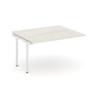 Style Project SN-4P.NSPRG-032.3 (Дуб наварра/Белый металл) Проходной наборный элемент переговорного стола