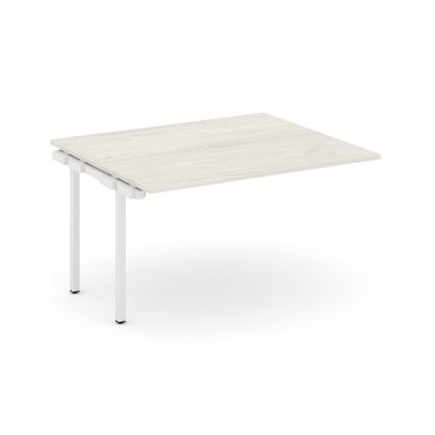 Style Project SN-4P.NSPRG-033.3 (Дуб наварра/Белый металл) Проходной наборный элемент переговорного стола