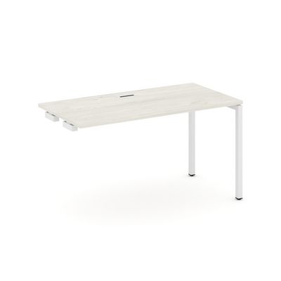 Style Project SN-4P.OPRS-014 (Дуб наварра/Белый металл) Стол приставка к опорным элементам