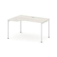 Style Project SN-4P.SPA-002L (Дуб наварра/Белый металл) Стол рабочий эргономичный