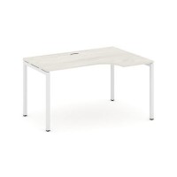 Style Project SN-4P.SPA-002R (Дуб наварра/Белый металл) Стол рабочий эргономичный