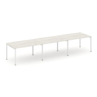 Style Project SN-4P.SPRG-023.3 (Дуб наварра/Белый металл) Стол переговорный