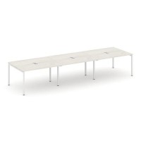 Style Project SN-4P.SPRG-052 (Дуб наварра/Белый металл) Стол переговорный