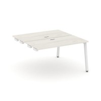 Style Project SN-5A.DPRS-013 (Дуб наварра/Белый металл) Стол приставка к опорным элементам