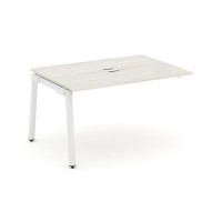 Style Project SN-5A.NSPRG-003 (Дуб наварра/Белый металл) Проходной наборный элемент переговорного стола