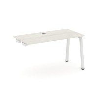 Style Project SN-5A.OPRS-001 (Дуб наварра/Белый металл) Стол приставка к опорным элементам