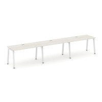 Style Project SN-5A.ORS-031 (Дуб наварра/Белый металл) Рабочая станция односторонняя