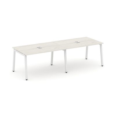 Style Project SN-5A.SPRG-011 (Дуб наварра/Белый металл) Стол переговорный