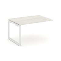 Style Project SN-5O.NSPRG-002.3 (Дуб наварра/Белый металл) Проходной наборный элемент переговорного стола